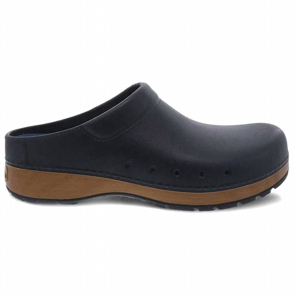 NEW DANSKO men's kane clog in black molded